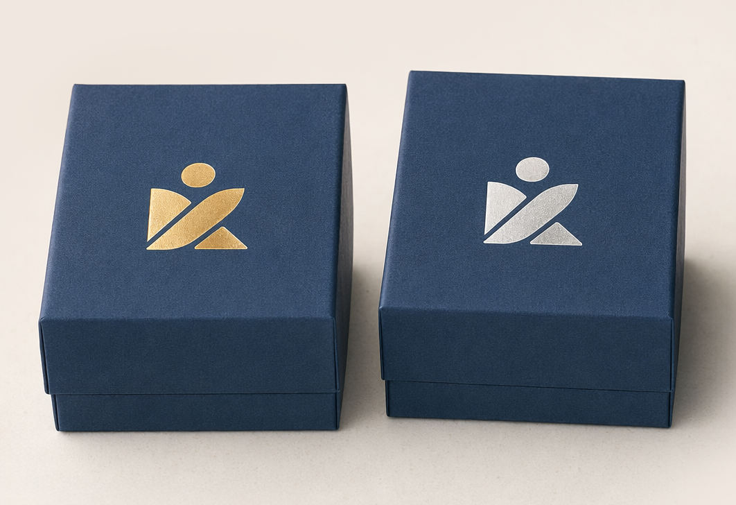 Hot stamping logo method example